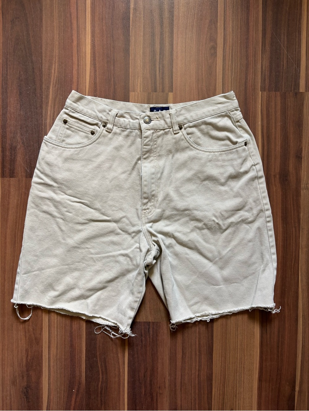 GAP Women's Cut-Off Shorts in Light Tan